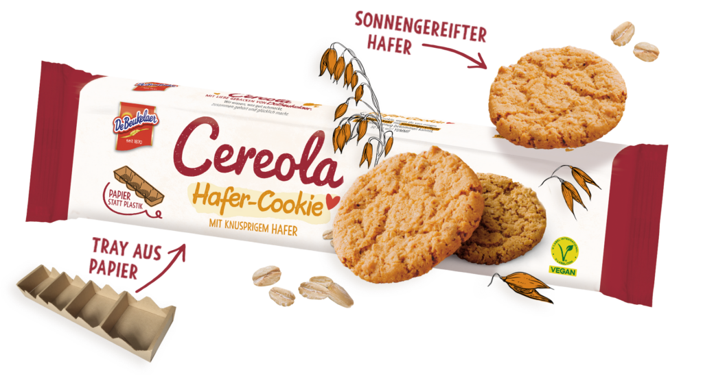 Cereola Hafer-Cookies vegan aus sonnengereiftem Hafer