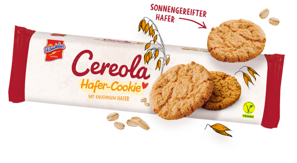 Cereola Hafer-Cookies vegan aus sonnengereiftem Hafer