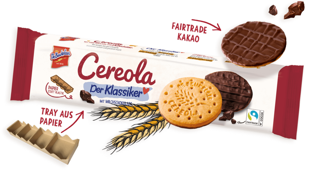 Cereola Der Klassiker - Tray aus Papier - Fairtrade Kakao
