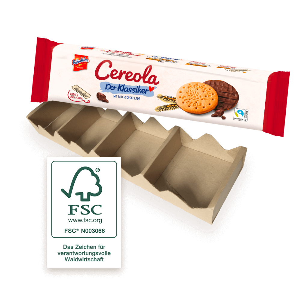 Nachhaltige Verpackung von Cereola Der Klassiker